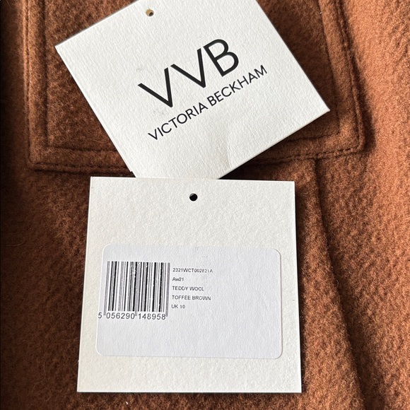 VICTORIA BECKHAM Teddy Wool-Blend Coat - Picture 8 of 16